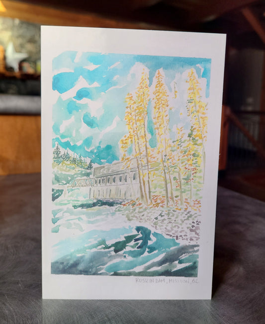 Greeting Card - Ruskin Dam