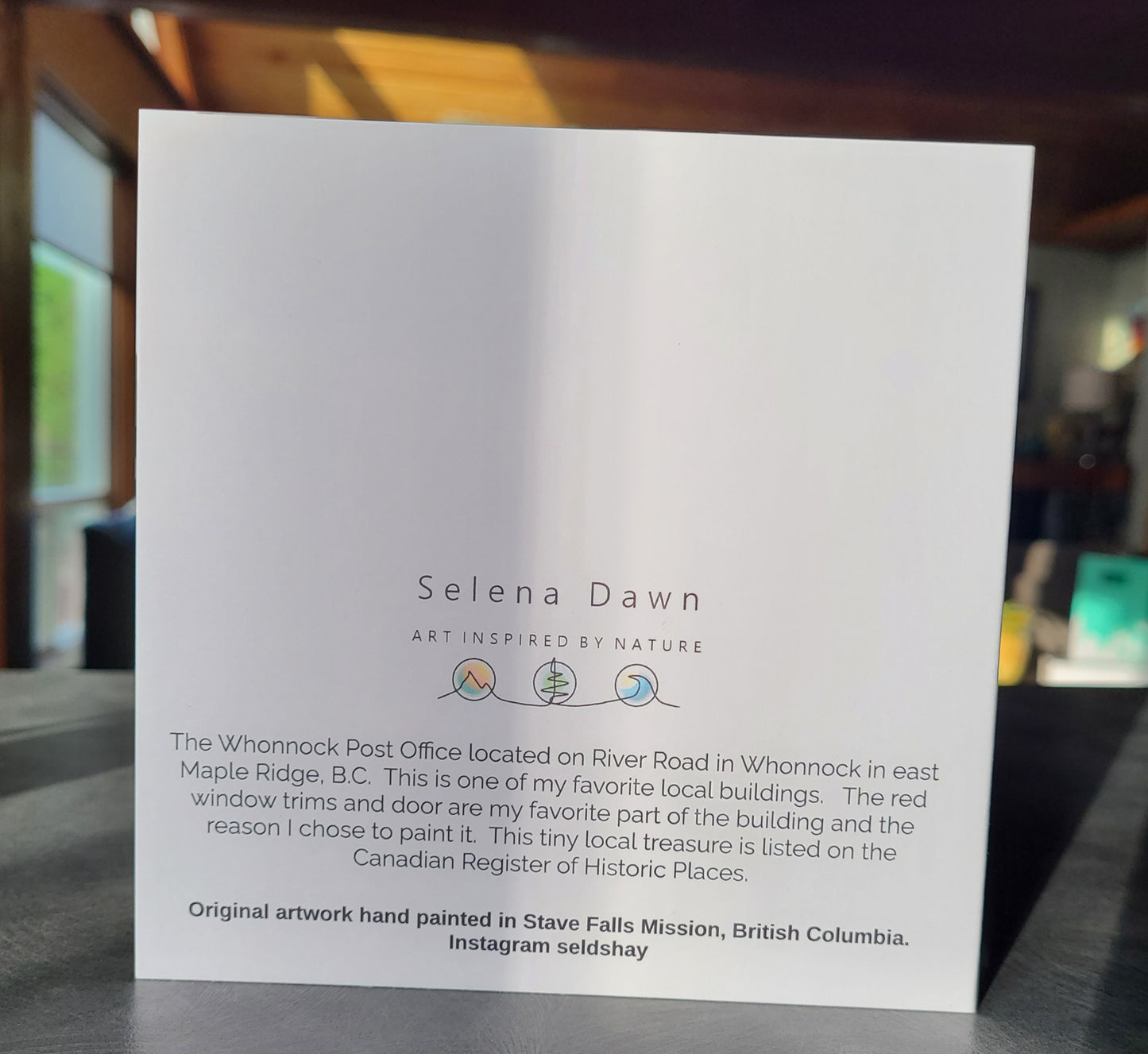 Greeting Card - Whonnock Post Office