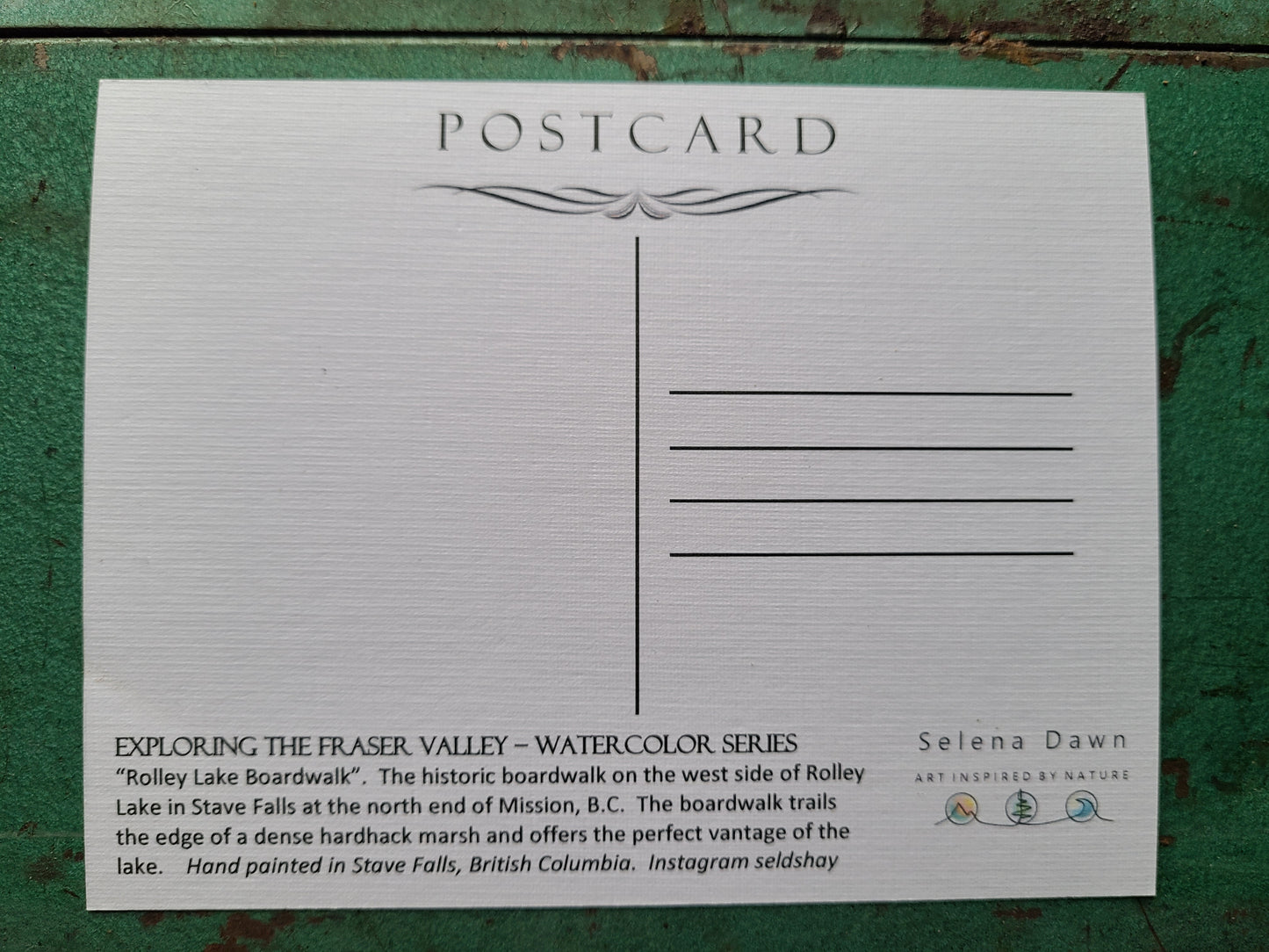 Postcard - Rolley Lake Boardwalk