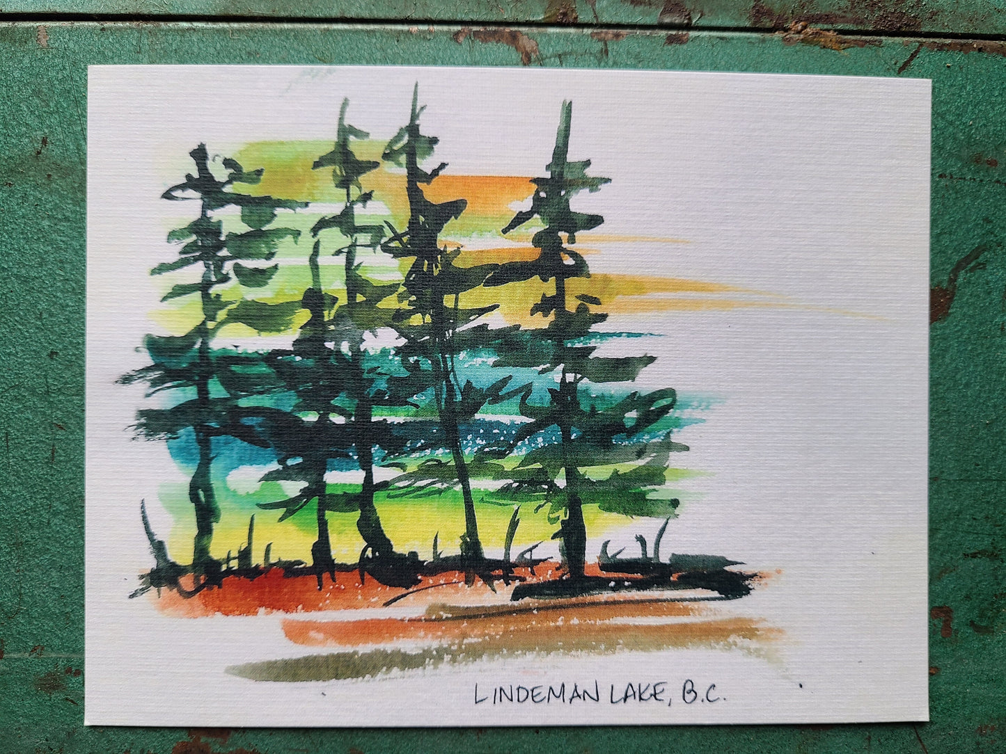 Postcard - Lindeman Lake