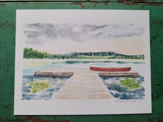 Postcard - Whonnock Lake