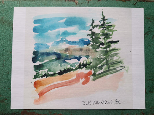 Postcard - Elk Mountain