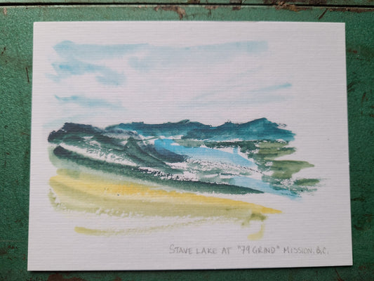 Postcard - 79 Grind at Stave Lake