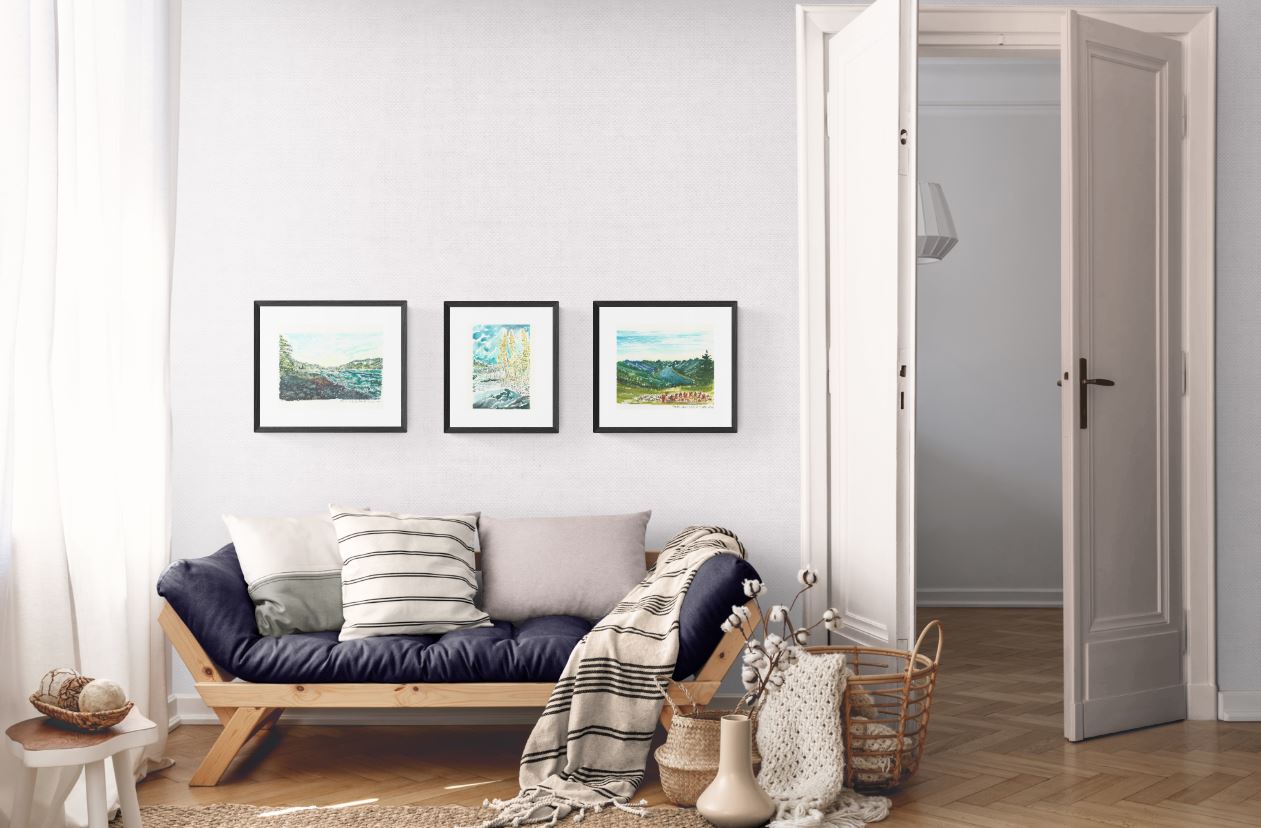 Watercolor Print - Chilliwack Lake at Flora Peak