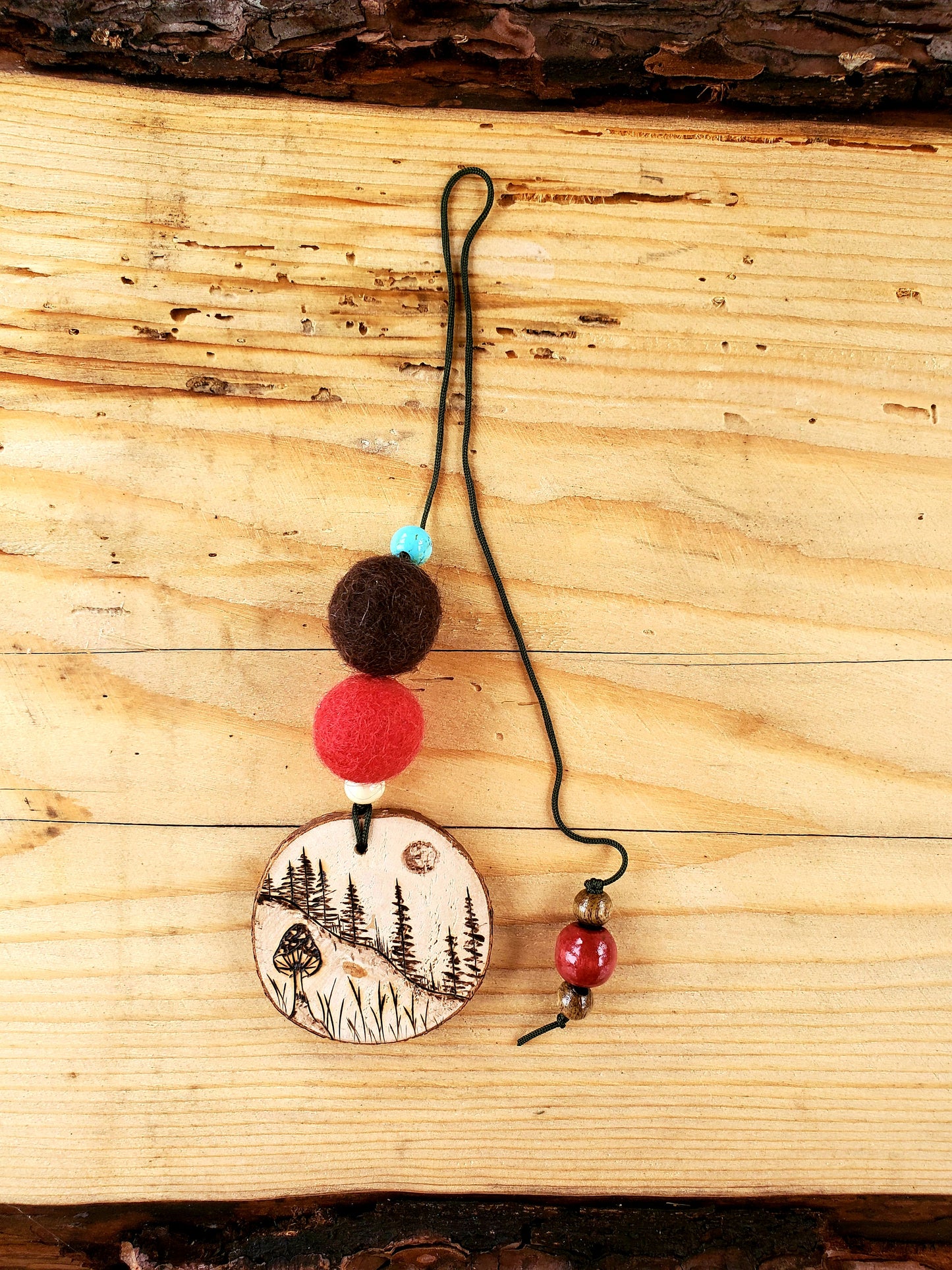 Essential Oil Diffuser Hanger - Lady Bug and Full Moon