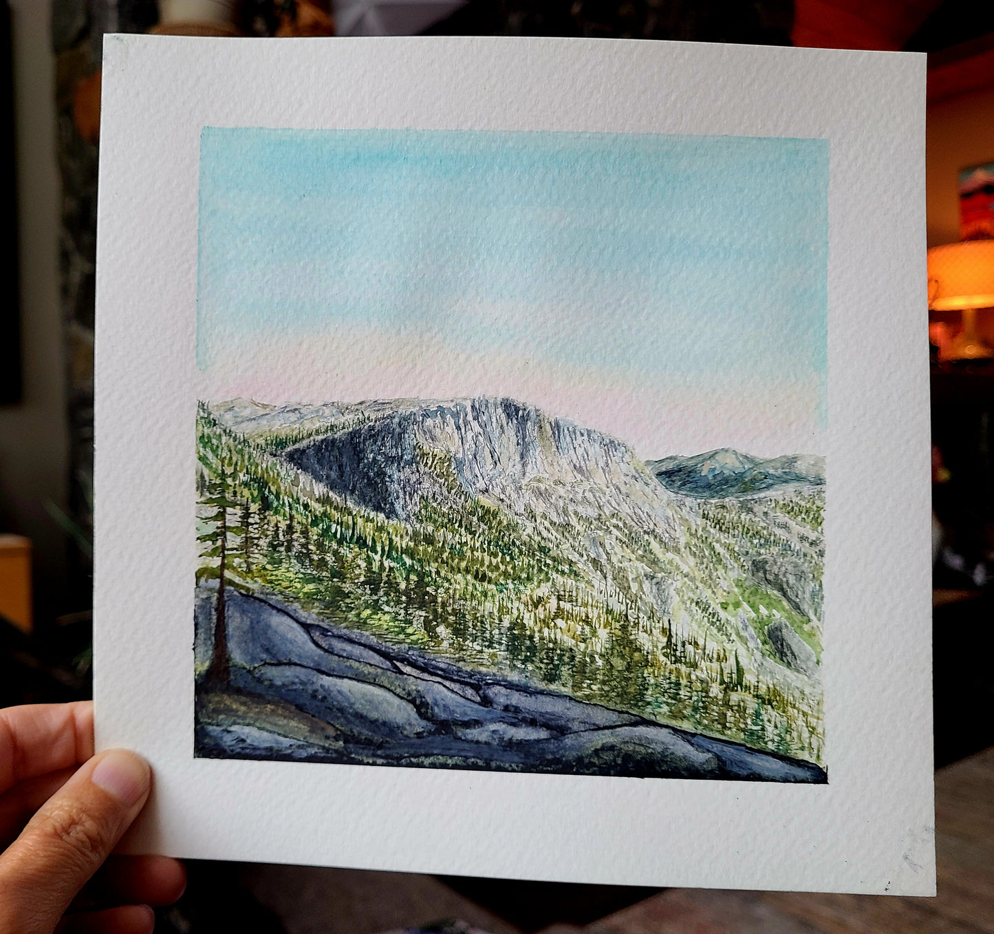 Watercolor Print - The Flatiron, Coquihalla, B.C.