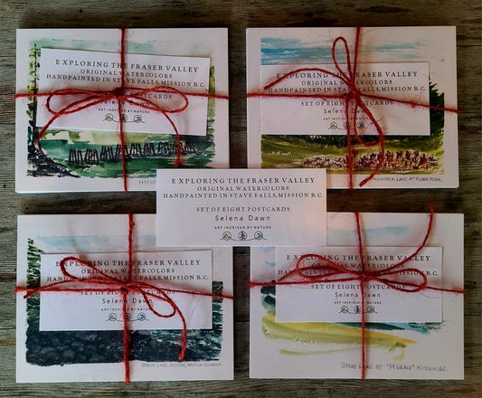 Watercolor Postcards - Set of 8